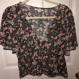 WORN ONCE O’Neill Floral Print Top
